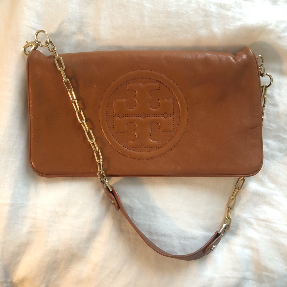 Authentic Tory Burch Bombe Reva Clutch